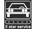 Векторная картинка 5 star service