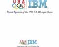 Векторная картинка IBM Olympic games logoB