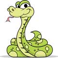 Векторная картинка змея #25