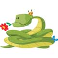 Векторная картинка змея #44