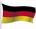 Векторный клипарт Развевающийся флаг Германии