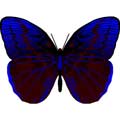 Векторная картинка Векторная бабочка #9