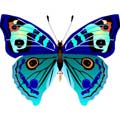Векторная картинка Векторная бабочка #24
