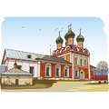 Векторная картинка Высокопетровский монастырь