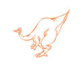 Векторная картинка "Динозавр" #29