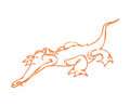 Векторная картинка "Динозавр" #34