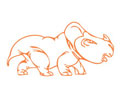Векторная картинка "Динозавр" #41