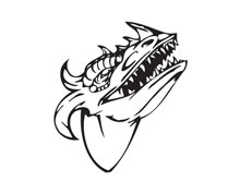 PREMIUM Скачай бесплатно профессиональное векторное изображение - дракона. Идеально подходящее для использования в полиграфии, веб дизайне и рекламе.