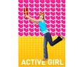 Векторная картинка Active Girl №3