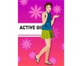 Векторная картинка Active Girl №35