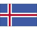 Векторная картинка Флаг Исландии